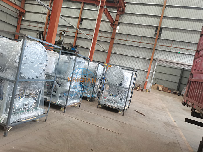 真空濾油機現場交付 真空濾油機現場交付